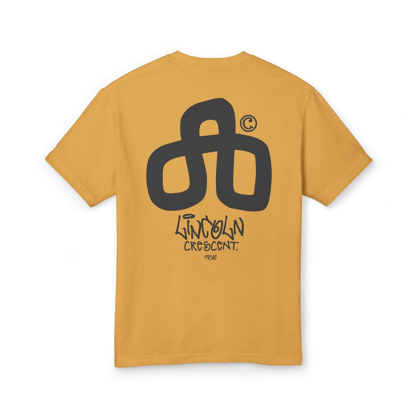 Lincoln Crescent Graphic Unisex Tee - Heavyweight Cotton