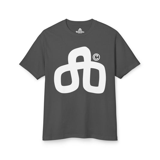 Unisex Heavyweight Cotton Tee - Bold Lincoln Crescent Design