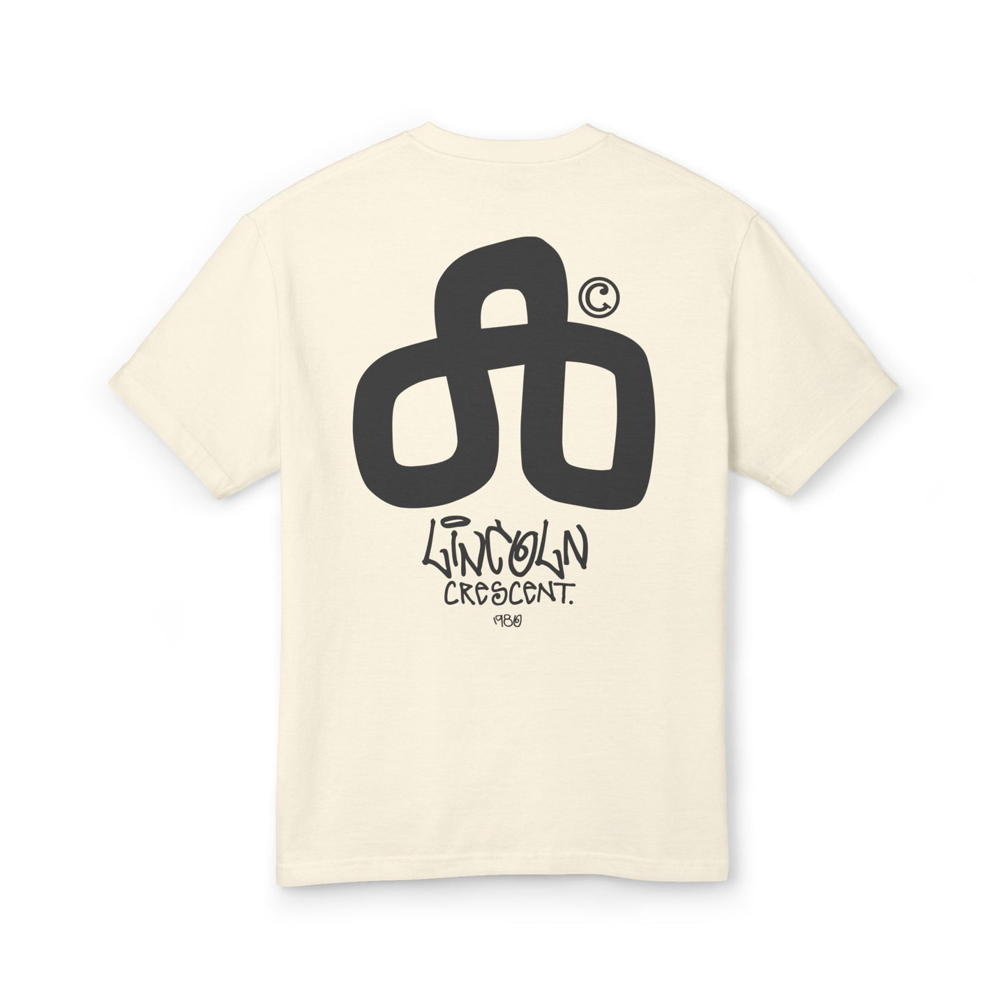 Lincoln Crescent Graphic Unisex Tee - Heavyweight Cotton