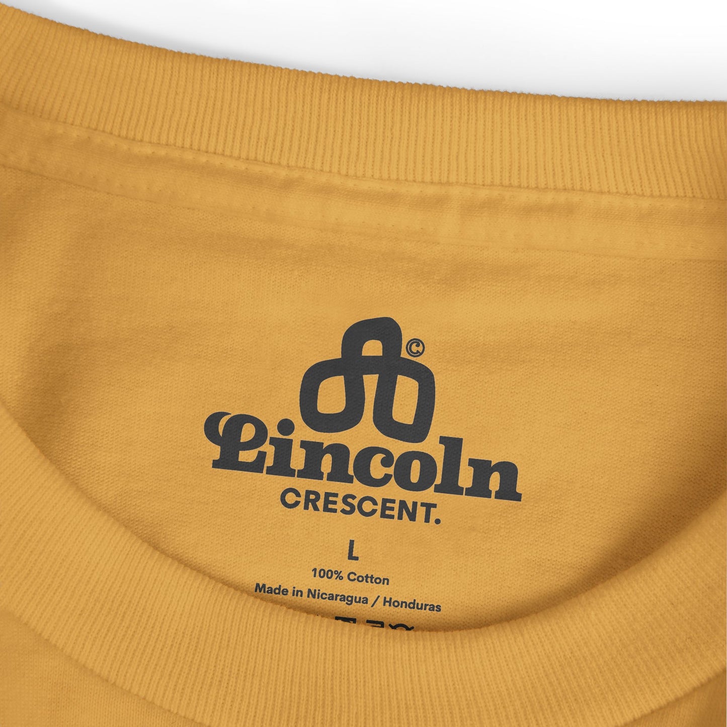 Lincoln Crescent Graphic Unisex Tee - Heavyweight Cotton