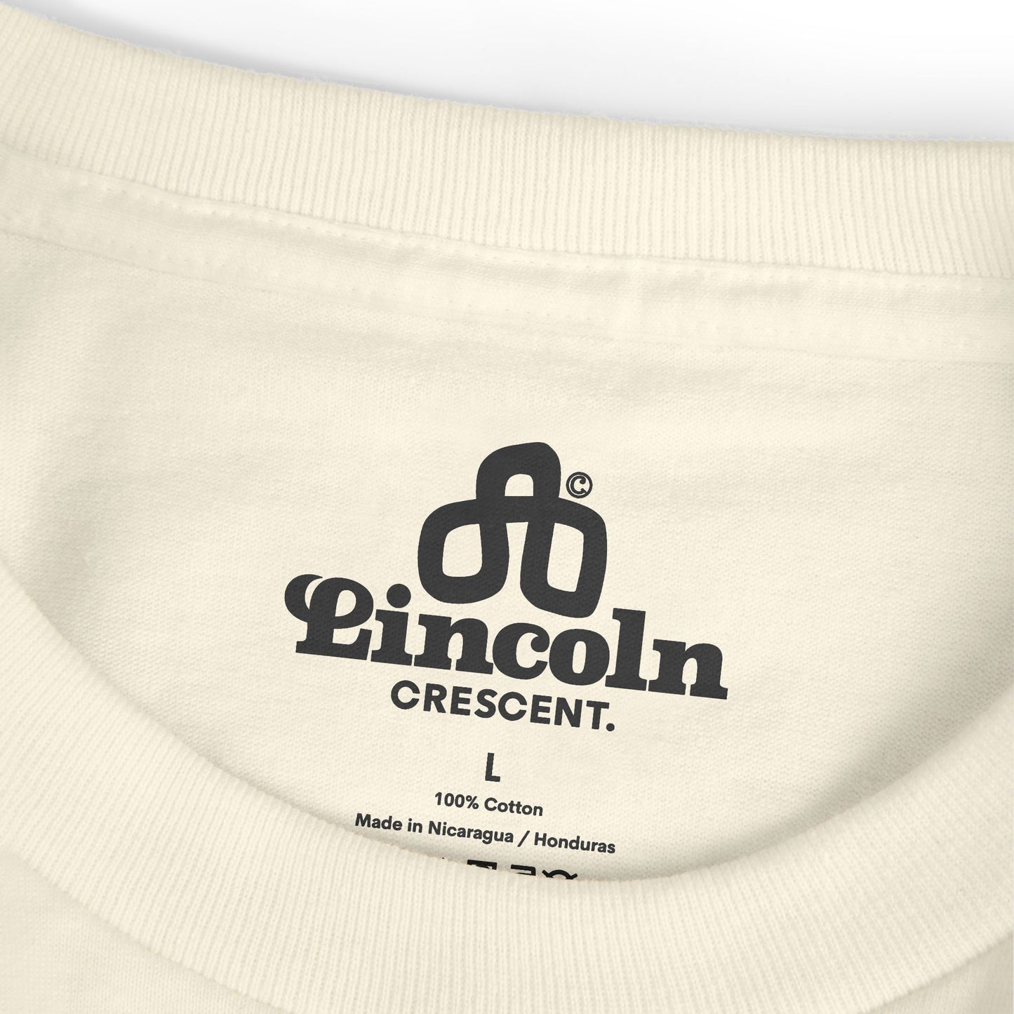 Lincoln Crescent Graphic Unisex Tee - Heavyweight Cotton
